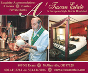 advertisement for A'Tuscan Estate